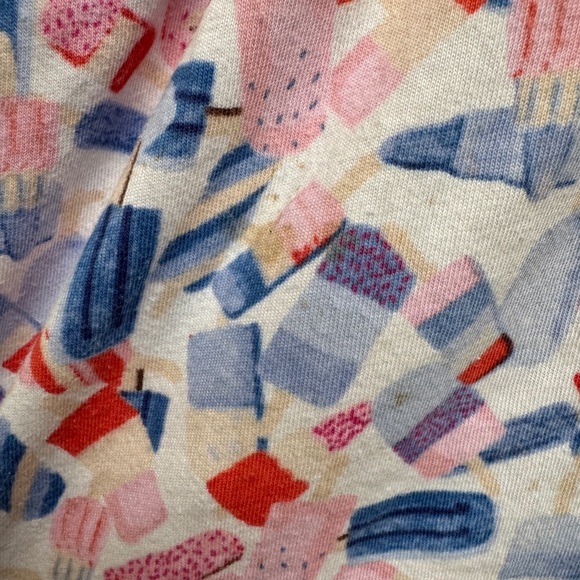 Joules 2T Girls Red White Blue Patriotic 4th of July Popsicle Short Sleeve Dres - Picture 3 of 6